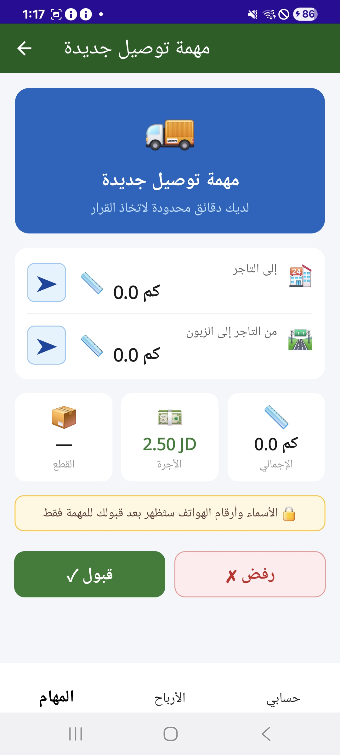 مُعاينة المَهمّة